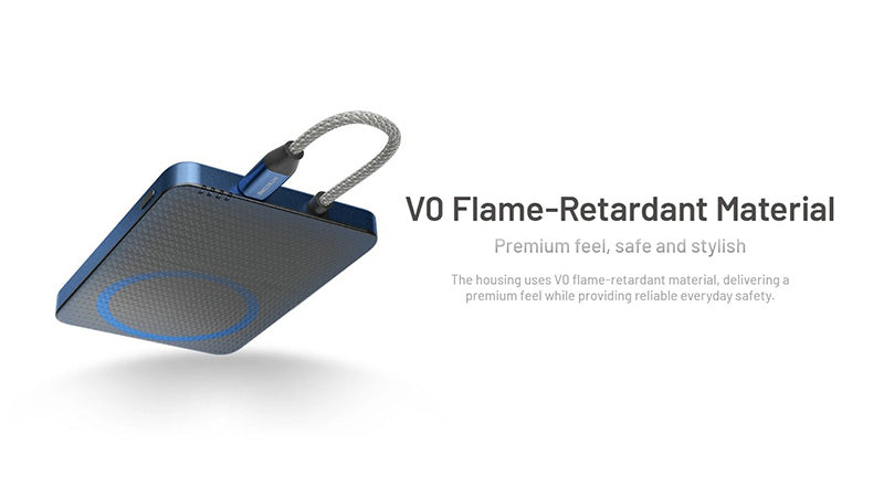 Powerbank Nitecore Pocket 5 5000mAh - 22,5W - Câble USB-C Intégré - Fixation Magnétique - IPX7