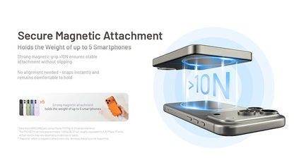 Powerbank Nitecore Pocket 5 5000mAh - 22,5W - Câble USB-C Intégré - Fixation Magnétique - IPX7