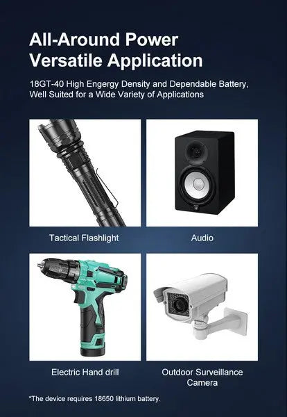 Batterie Klarus 18GT-40 18650 4000mAh protégée - autonomie prolongée  NYCTALOPE  