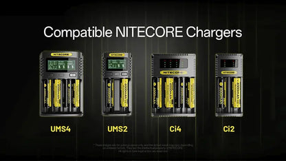 Batterie Li-ion Nitecore NL1840R 4000mAh 18650 Rechargeable - USB-C Intégré - Haute Densité Énergétique