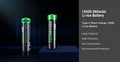 Batterie Nextorch 14500 - 880mAh - 3.7V protégée Li-ion USB-C  NYCTALOPE  