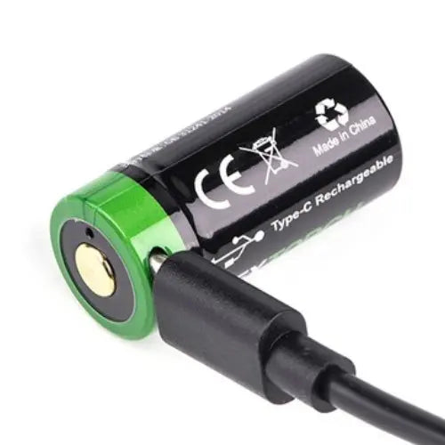 Batterie Nextorch 16340 rechargeable USB-C - 800mAh 3.6V protégée Li-ion  NYCTALOPE  