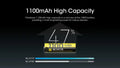 Batterie Nitecore NL1411R 14500 - 1100mAh rechargeable en USB-C  NYCTALOPE  