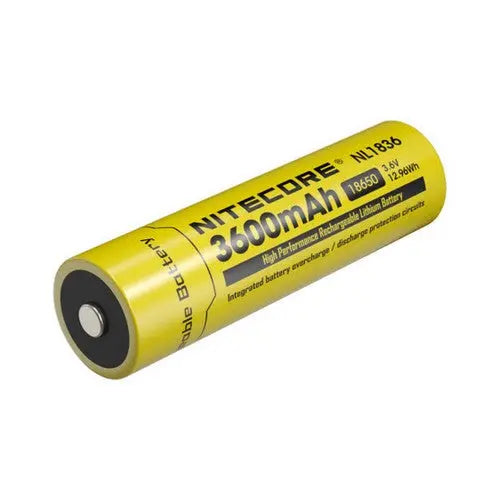Batterie Nitecore NL1836HP 18650 – 3600mAh 3.6V protégée Li-ion  NYCTALOPE  