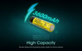 Batterie Nitecore NL1836HP 18650 – 3600mAh 3.6V protégée Li-ion  NYCTALOPE  