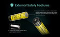 Batterie Nitecore NL1836HP 18650 – 3600mAh 3.6V protégée Li-ion  NYCTALOPE  
