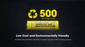 Batterie Nitecore NL1840 18650 - 4000mAh 3.6V protégée Li-ion  NYCTALOPE  