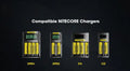 Batterie Nitecore NL1840 18650 - 4000mAh 3.6V protégée Li-ion  NYCTALOPE  