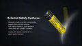 Batterie Nitecore NL1840HP 18650 - 4000mAh 3.6V protégée Li-ion  NYCTALOPE  