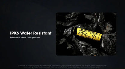 Batterie Nitecore NL1840HP 18650 - 4000mAh 3.6V protégée Li-ion  NYCTALOPE  