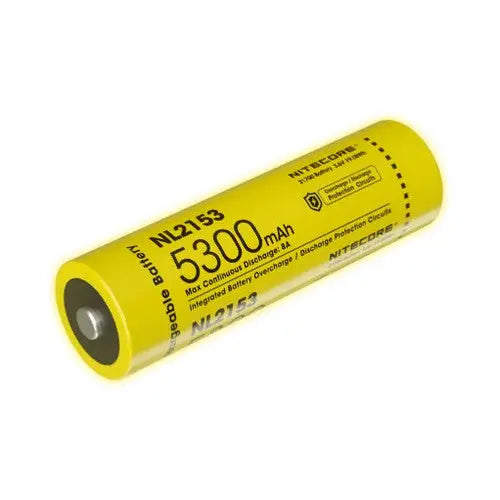 Batterie Nitecore NL2153 21700 – 5300mAh - 3.6V protégée Li-ion  NYCTALOPE  