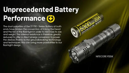 Batterie Nitecore NL2153HPi 21700 – 5300mAh 3.6V protégée Li-ion  NYCTALOPE  