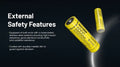Batterie Nitecore NL2160HP 21700 - 6000mAh 3.6V - protégée Li-ion  NYCTALOPE  