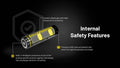 Batterie Nitecore NL2160HPi 21700 - 6000mAh 3.6V - protégée Li-ion  NYCTALOPE  