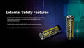 Batterie Nitecore NL2160HPi 21700 - 6000mAh 3.6V - protégée Li-ion - NYCTALOPE
