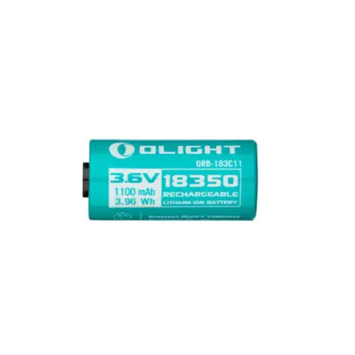 Batterie Olight 18350 ORB-183C11 - 1100mAh Li-ion – Rechargeable  NYCTALOPE  