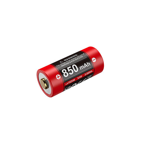 Batterie Klarus 16GT-85UR - 850mAh 3.7V protégée Li-ion, rechargeable en USB-C Klarus