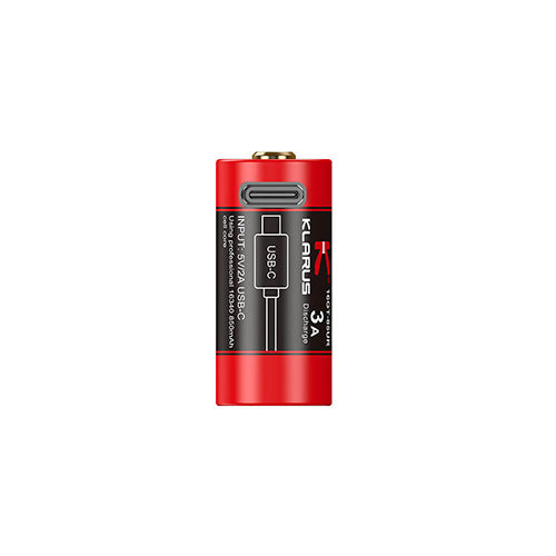 Batterie Klarus 16GT-85UR - 850mAh 3.7V protégée Li-ion, rechargeable en USB-C Klarus