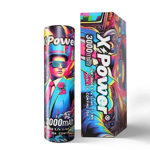 Batterie X Power 18650 3000 mAh 3.7V INR - NYCTALOPE