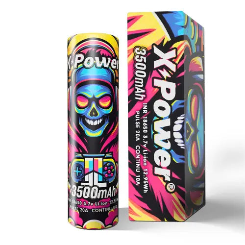 Batterie X Power 18650 3500 mAh 3.7V INR - NYCTALOPE