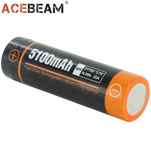 Batterie Acebeam 21700 5100mAh 3.7V protégée LIR Acebeam