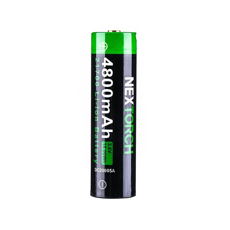 Batterie Nextorch 21700 - 4800mAh 3.6V protégée Li-ion USB-C