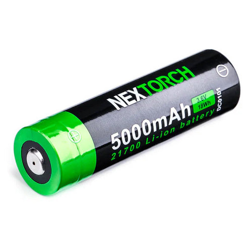 Batterie Nextorch 21700 - 5000mAh 3.6V protégée Li-ion USB-C  NYCTALOPE  