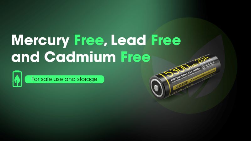 Batterie Nitecore NL2153HPi 21700 – 5300mAh 3.6V protégée Li-ion  NYCTALOPE  