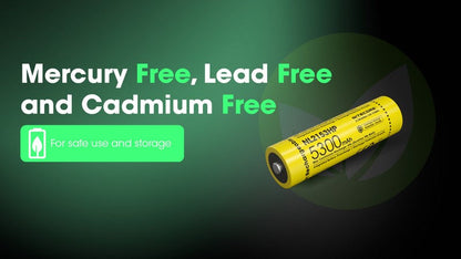 Batterie Nitecore NL2153HP 21700 - 5300mAh 3.6V protégée Li-ion  NYCTALOPE  