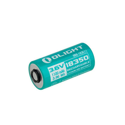 Batterie Olight 18350 ORB-183C11 - 1100mAh Li-ion – Rechargeable  NYCTALOPE  
