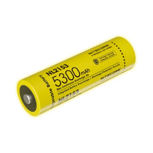 Batterie Nitecore NL2153 21700 – 5300mAh - 3.6V protégée Li-ion  NYCTALOPE  