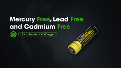 Batterie Nitecore NL1410 14500 - 1000mAh 3.7V protégée Li-ion  NYCTALOPE  