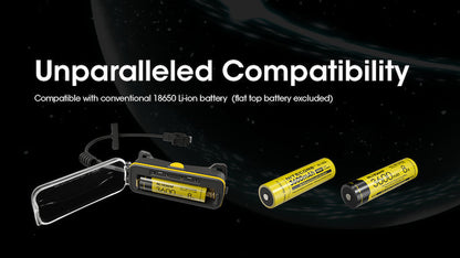 Boitier d'extension pour batterie 18650 - Port USB-C  NYCTALOPE  