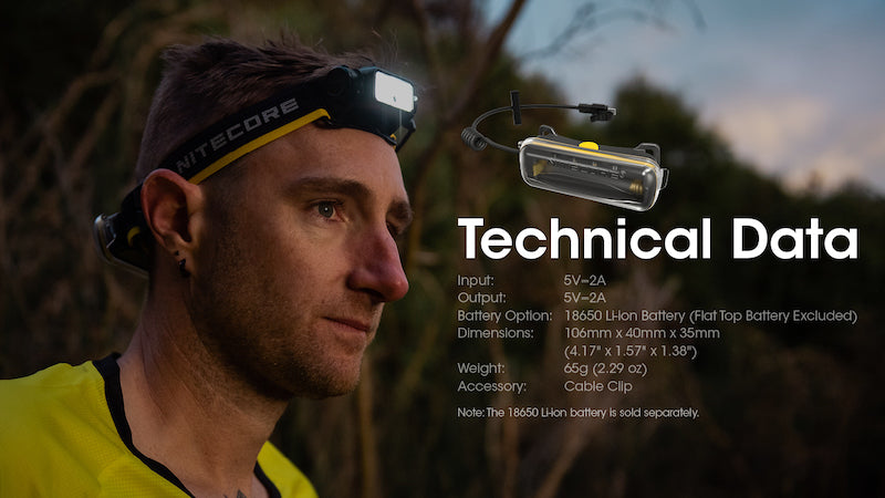 Boitier d'extension pour batterie 18650 - Port USB-C  NYCTALOPE  