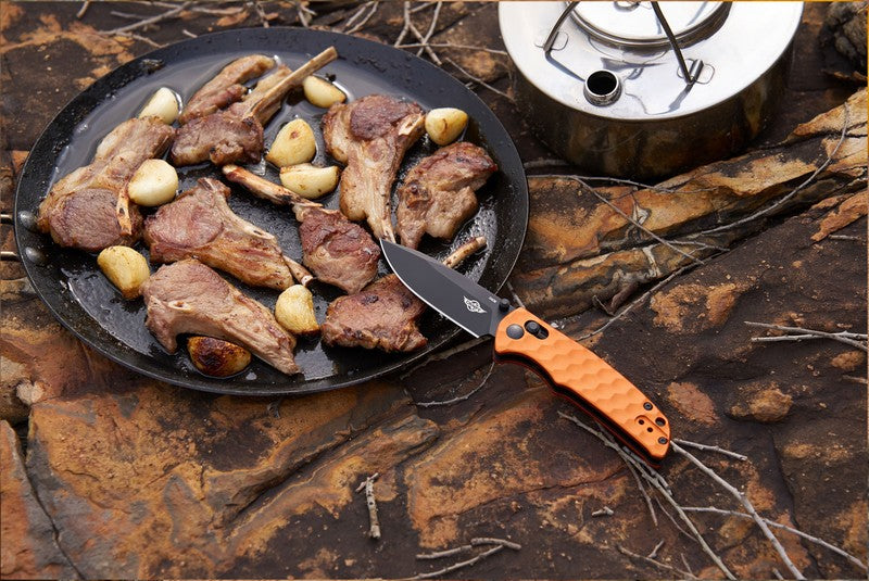 Olight Rubato 3 - Couteau de camping avec rail-lock - Oknife  NYCTALOPE  