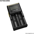 Chargeur D2 Nitecore Li-ion, IMR, Ni-MH, LiFePO4 et Ni-CD  NYCTALOPE  