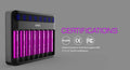 Chargeur EFEST Lush Q8 pour batteries Li-ion, IMR, Ni-MH, Ni-Cd, 21700, 18650, 16340 - NYCTALOPE