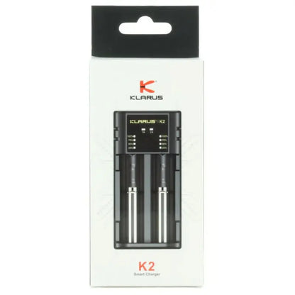 Chargeur Klarus K2 USB, 2 baies Powerbank Li-ion, Ni-MH, Ni-Cd et LiFePO4 Klarus