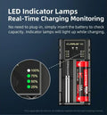 Chargeur Klarus K2 USB, 2 baies Powerbank Li-ion, Ni-MH, Ni-Cd et LiFePO4 Klarus