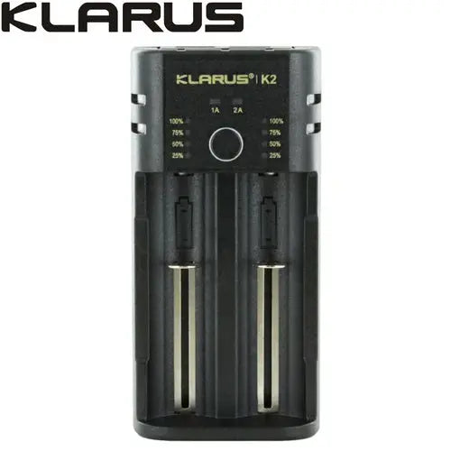 Chargeur Klarus K2 USB, 2 baies Powerbank Li-ion, Ni-MH, Ni-Cd et LiFePO4 Klarus