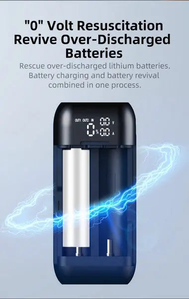 Chargeur Klarus Smart Charger K2A pour batteries Li-ion  NYCTALOPE  