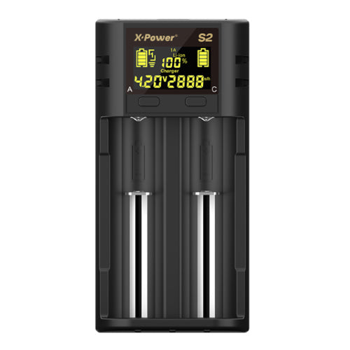 Chargeur X Power S2 pour 2 batteries Lithium, IMR et INR - NYCTALOPE