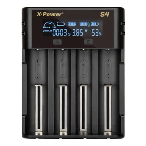 Chargeur X Power S4 pour 4 batteries Lithium, IMR et INR - NYCTALOPE