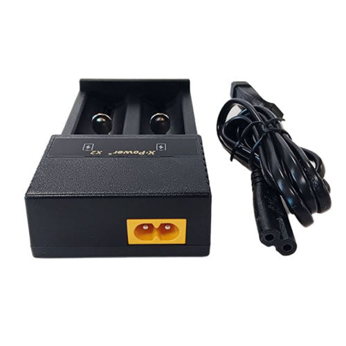 Chargeur X Power X2 pour 2 batteries IMR et INR - NYCTALOPE