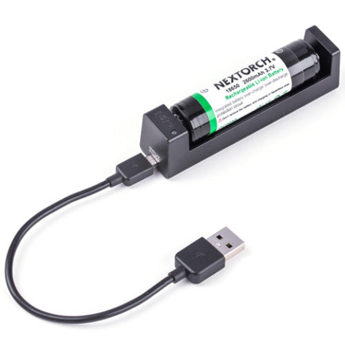 Chargeur Nextorch DC10 USB 1 baie Li-ion  NYCTALOPE  