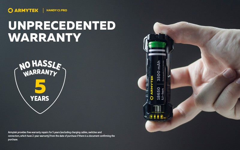 Chargeur Armytek Handy C1 pro - batteries Li-ion, IMR et Ni-Mh Armytek