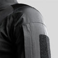 Chemise UBAS manches longues Sécurité Privée Noir GK SAFETEK — chemise professionnelle déperlante