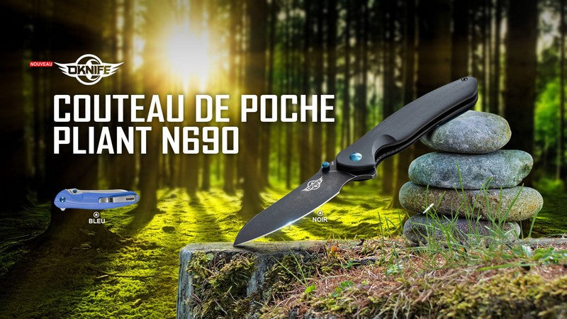 Olight Drever - Couteau De Poche Pliant EDC - Oknife  NYCTALOPE  