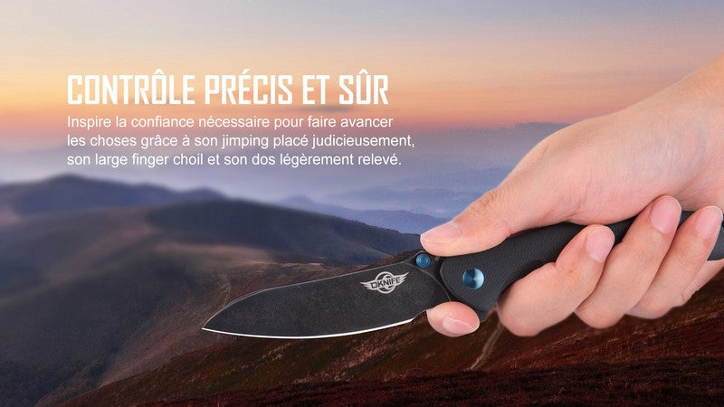 Olight Drever - Couteau De Poche Pliant EDC - Oknife  NYCTALOPE  