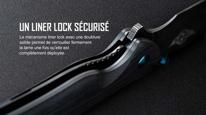 Olight Drever - Couteau De Poche Pliant EDC - Oknife  NYCTALOPE  